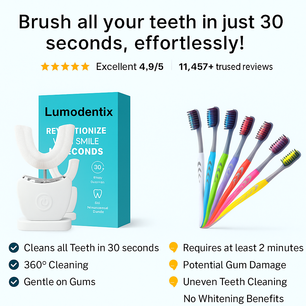 LUMODENTIX™ — Automatic U-shaped Toothbrush